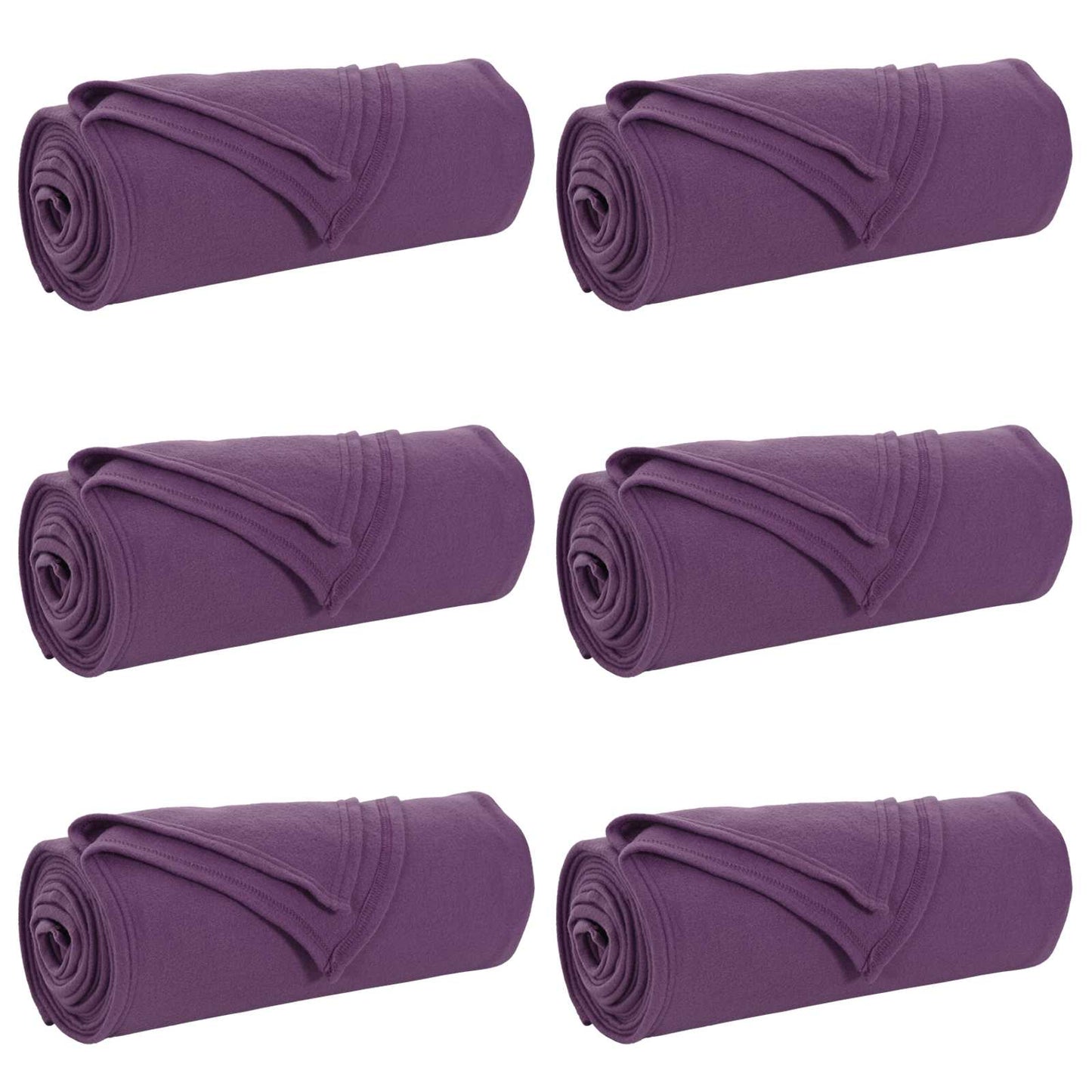 Mesti antklodės 6 pcs Violetinė 270 x 240 cm Flysas