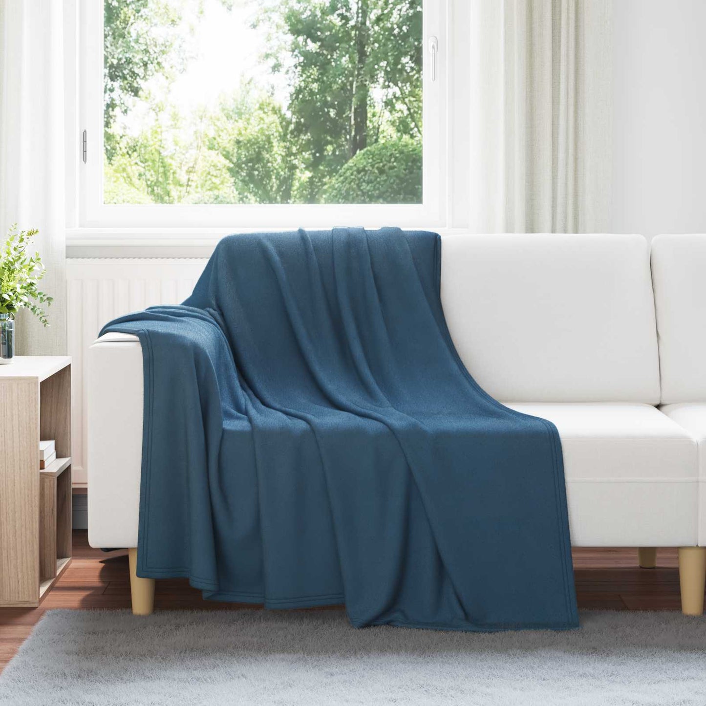 Mesti antklodės 24 pcs Jūrinė mėlyna 200 x 150 cm Flysas