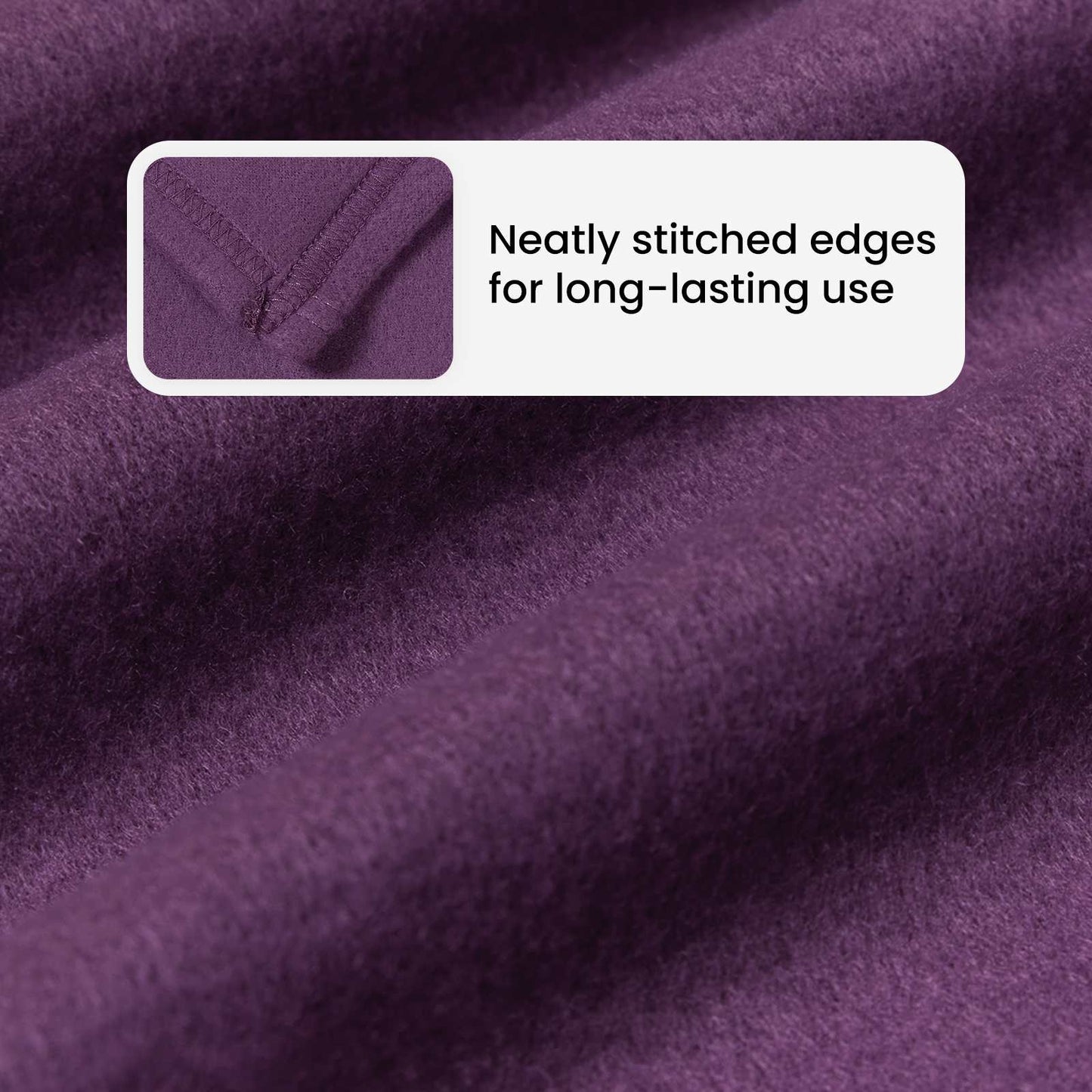 Mesti antklodės 24 pcs Violetinė 270 x 240 cm Flysas