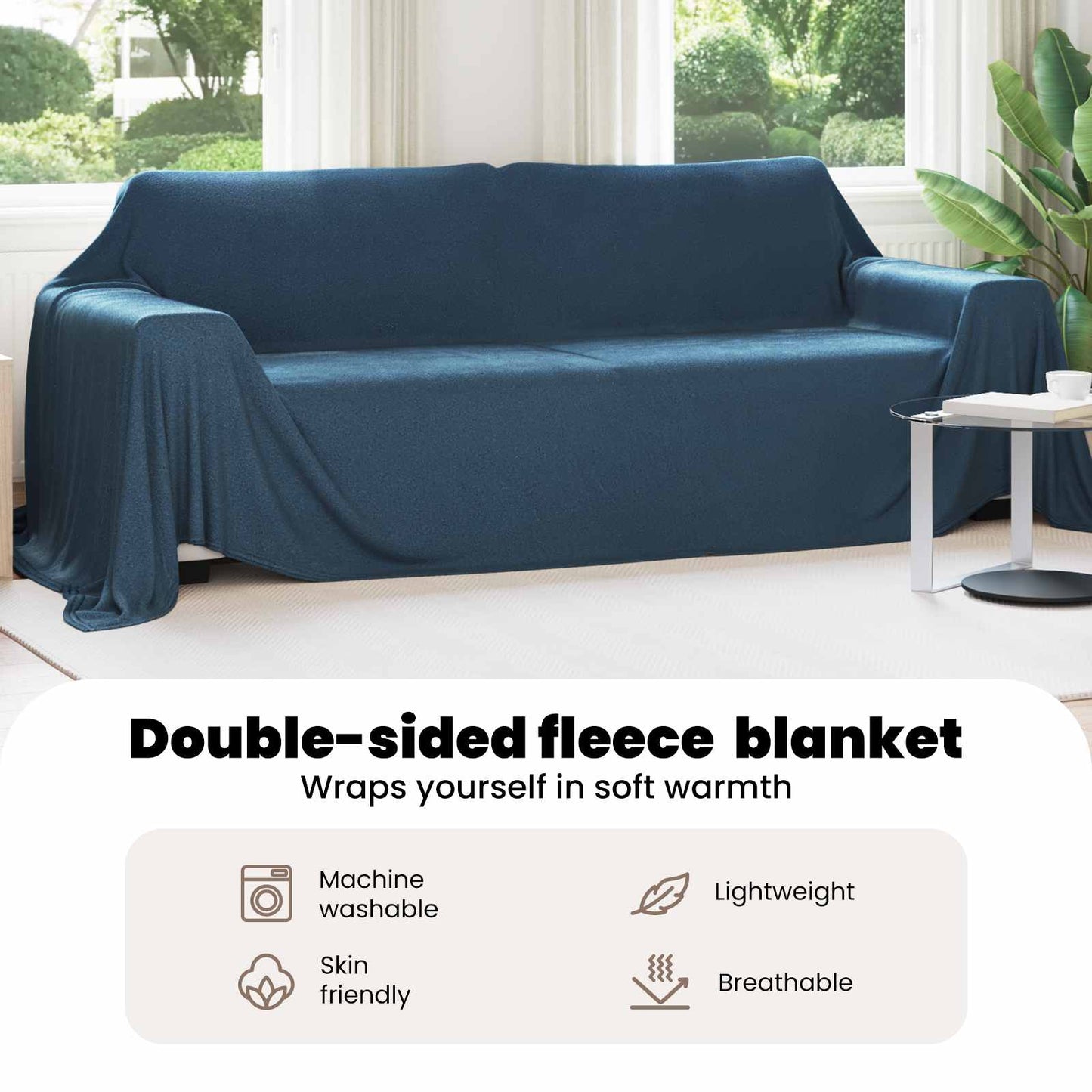 Apklotas Jūrinė mėlyna 350 x 270 cm Flysas