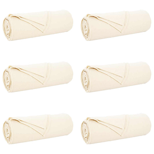 Mesti antklodės 6 pcs Kreminė 280 x 210 cm Flysas