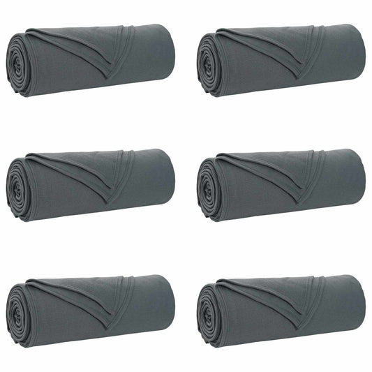 Mesti antklodės 6 pcs Tamsiai pilka 280 x 210 cm Flysas