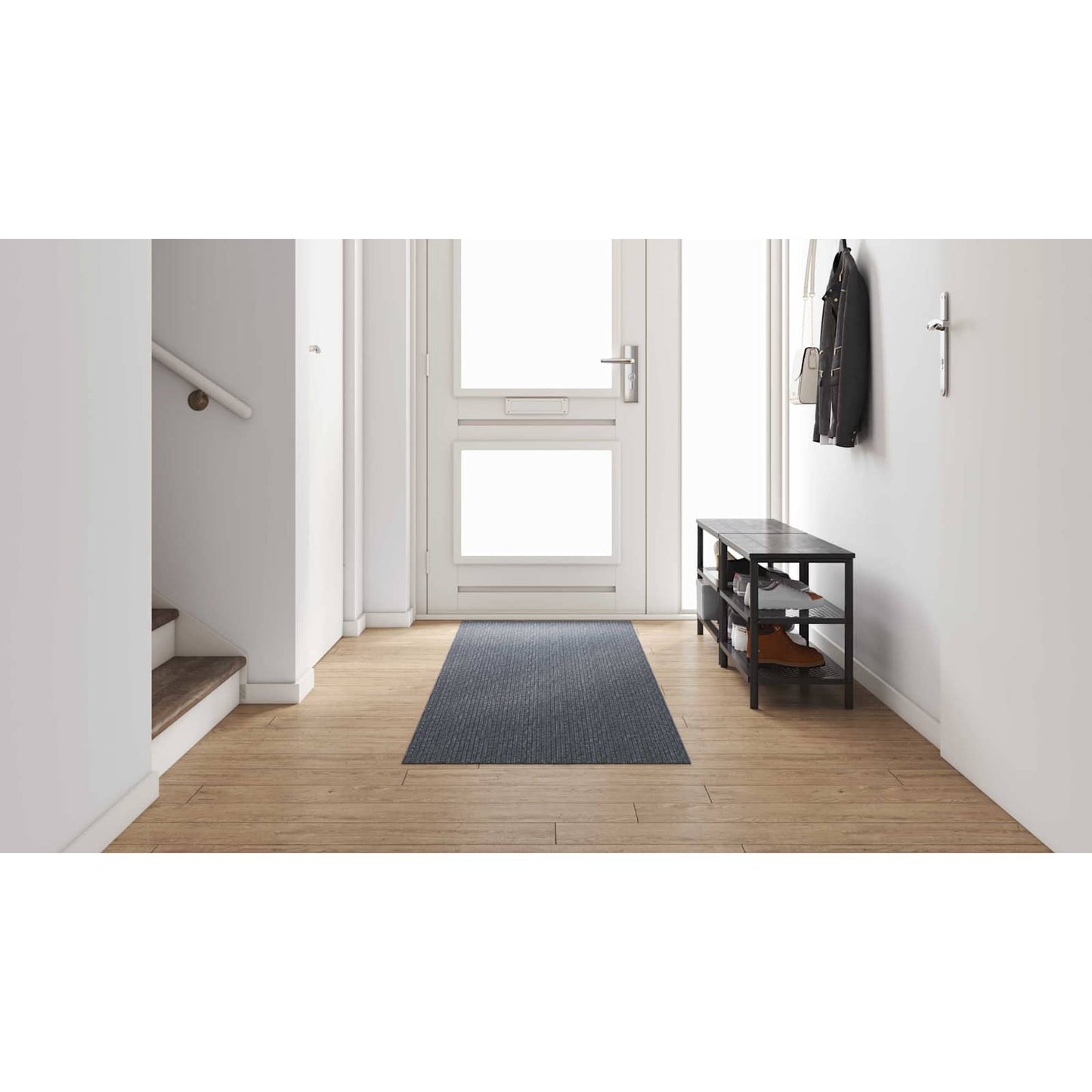 Kilimėlio bėgimo kilimas Pilka 80 x 300 cm audinys