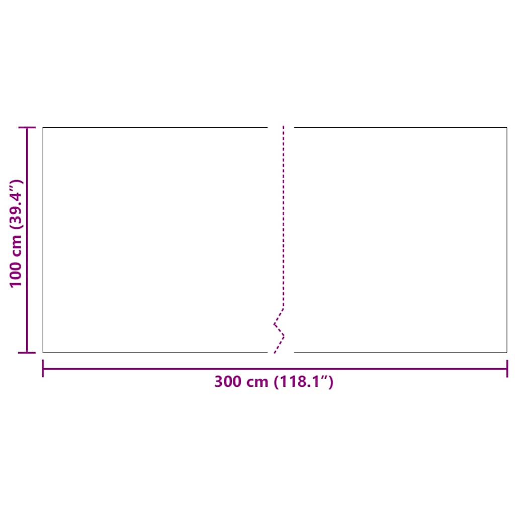 Kilimėlio bėgimo kilimas Šviesiai pilka 100 x 300 cm audinys