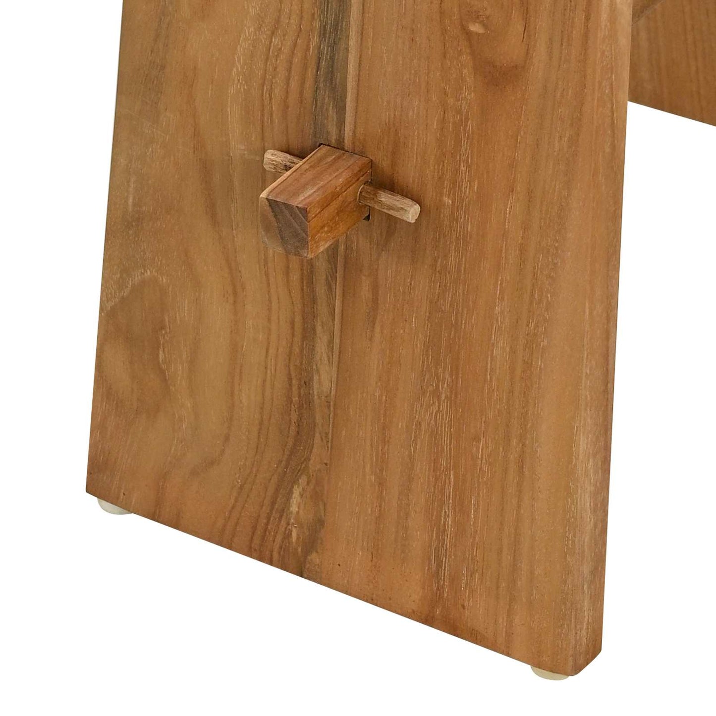 Vonios taburetė Ruda 50 x 29,5 x 50,5 cm Kieto teka medžio