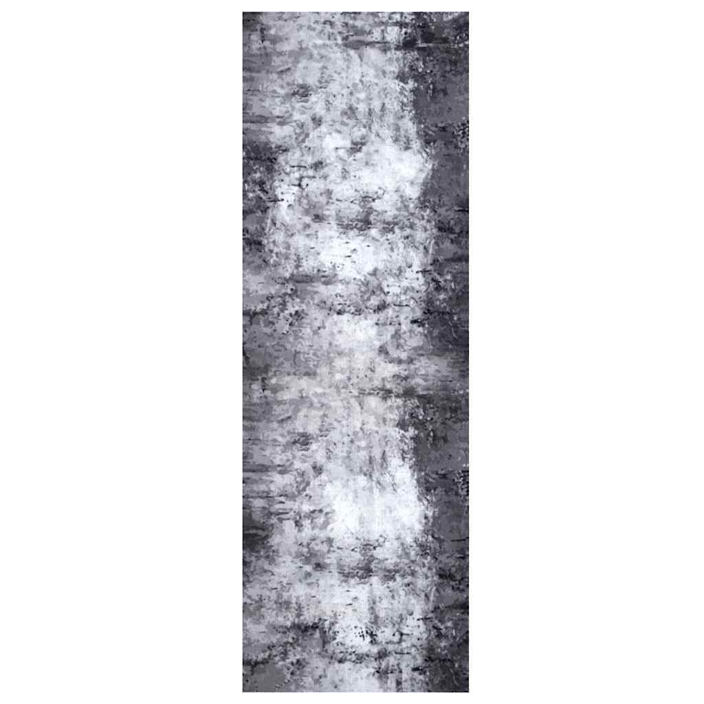 Virtuvės kilimas Pilka 180 x 60 cm Aksomas