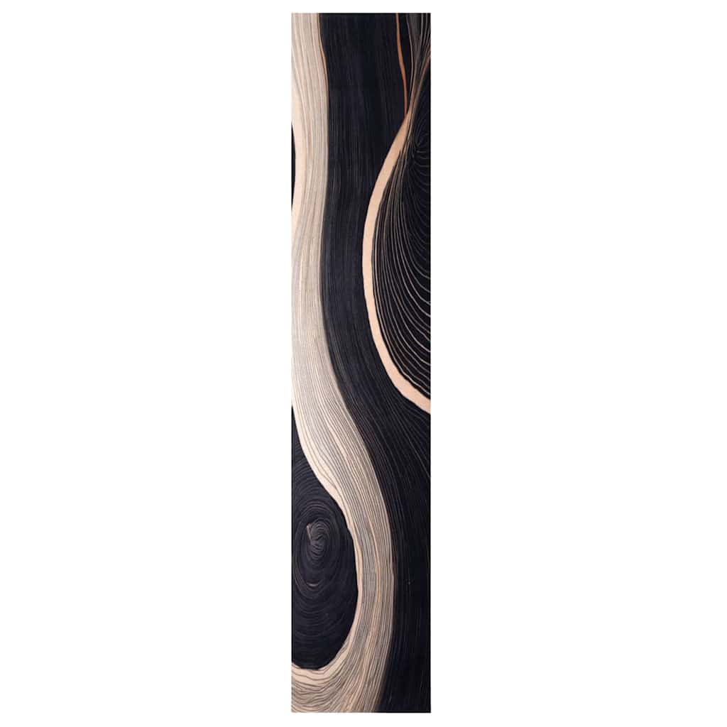 Virtuvės kilimas Juoda 300 x 60 cm Aksomas