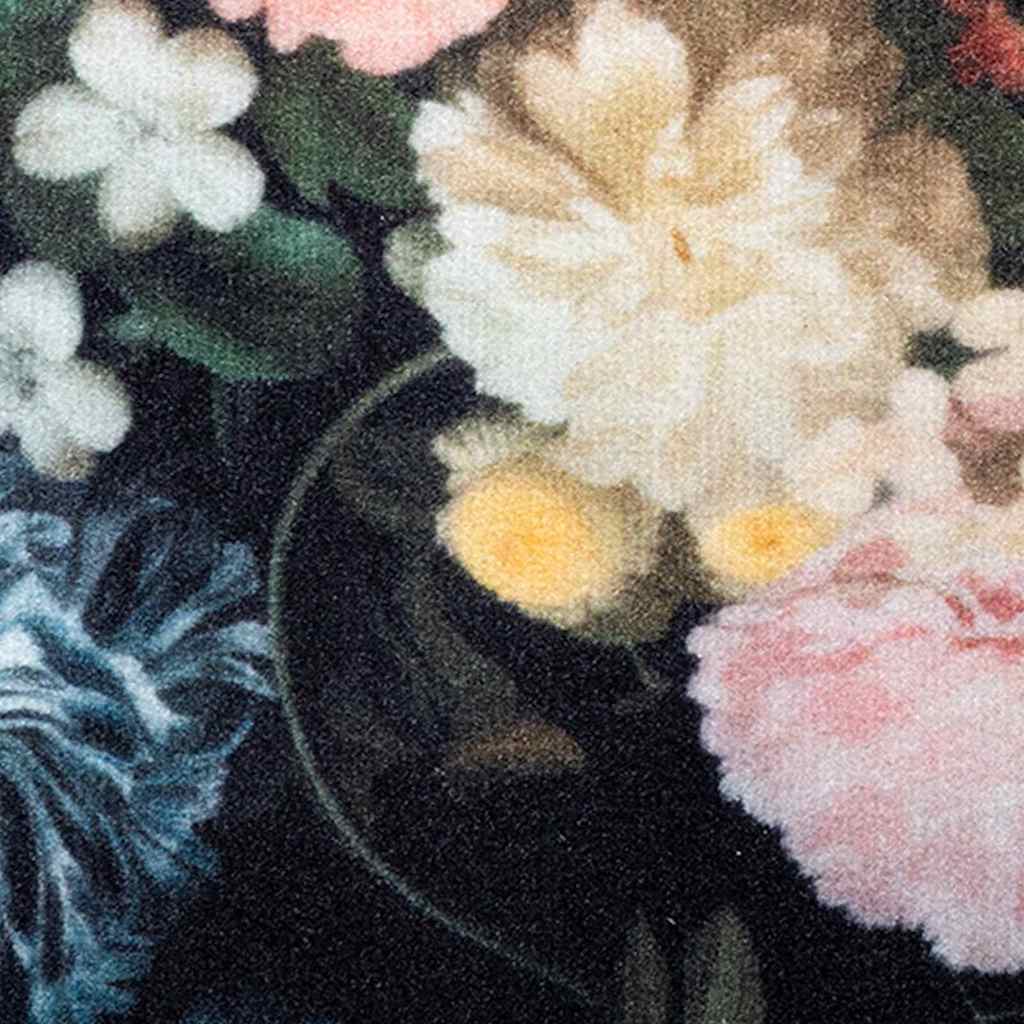 Virtuvės kilimas Juoda 150 x 45 cm Aksomas