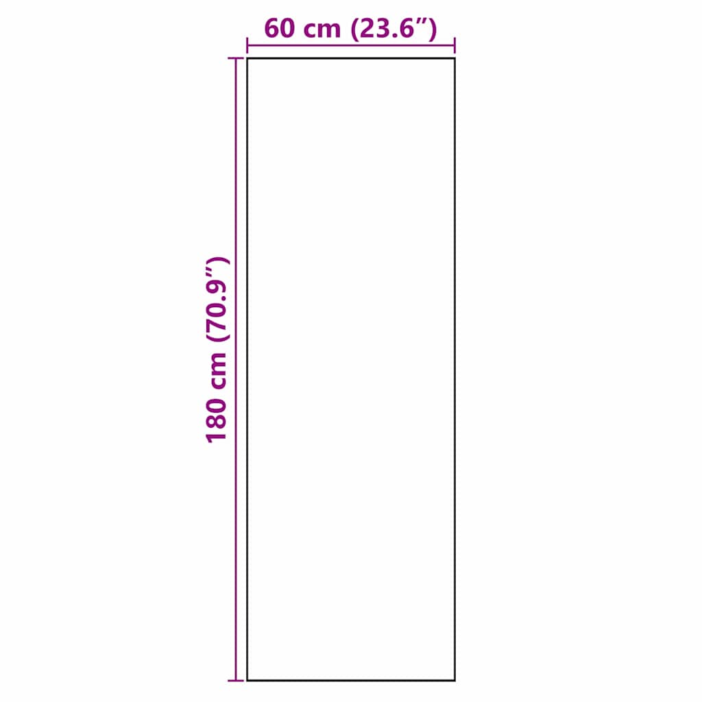 Virtuvės kilimas „Toile“ Juoda 180 x 60 cm Aksomas