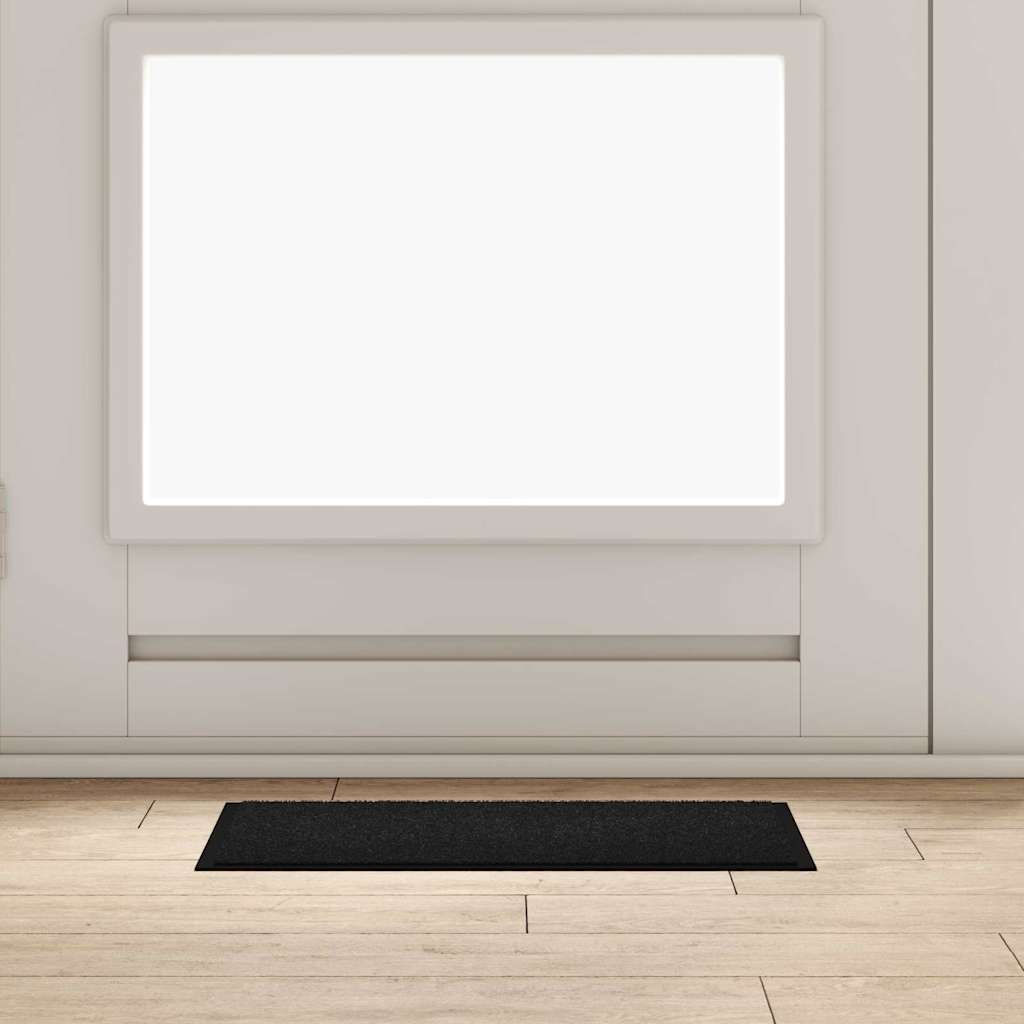 Durų kilimėlis Juoda 40 x 60 cm Teddy Audinys