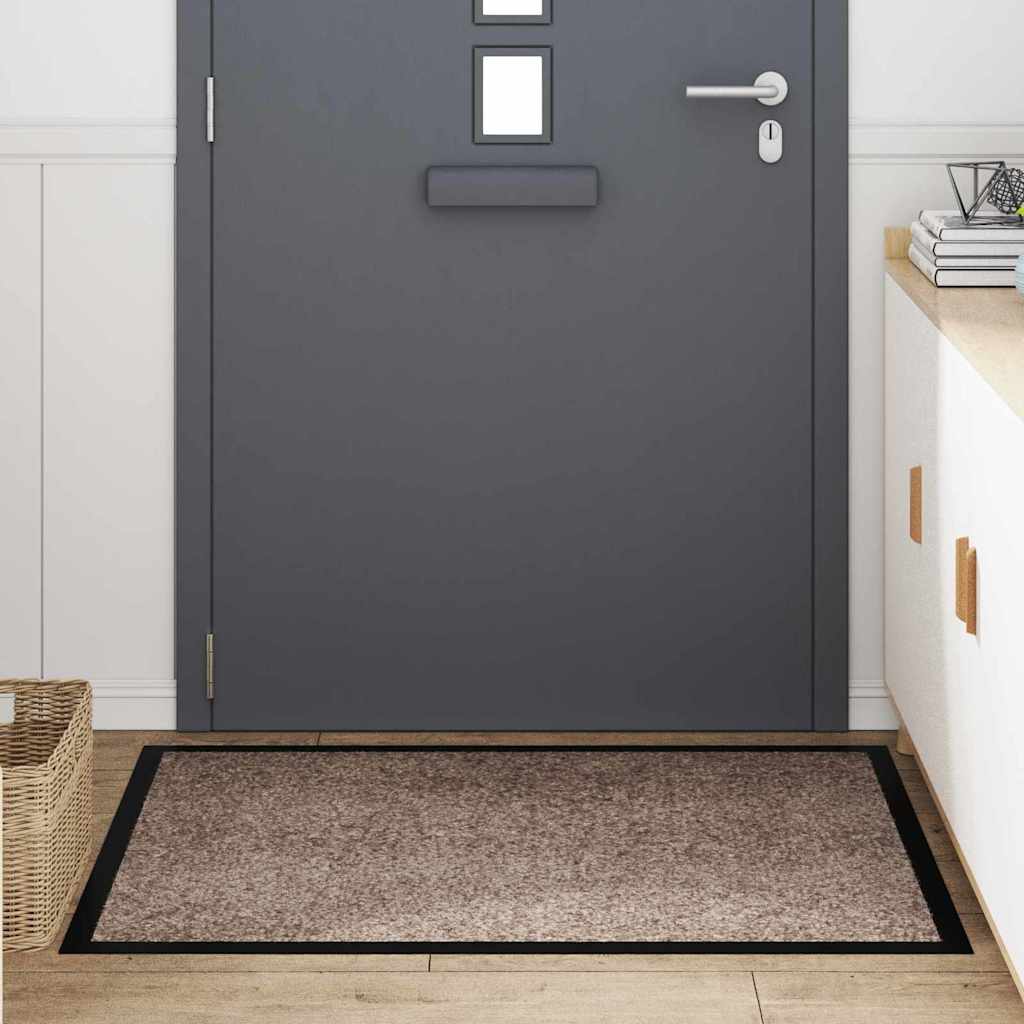 Durų kilimėlis Smėlio 60 x 40 x 1.2 cm Teddy Audinys