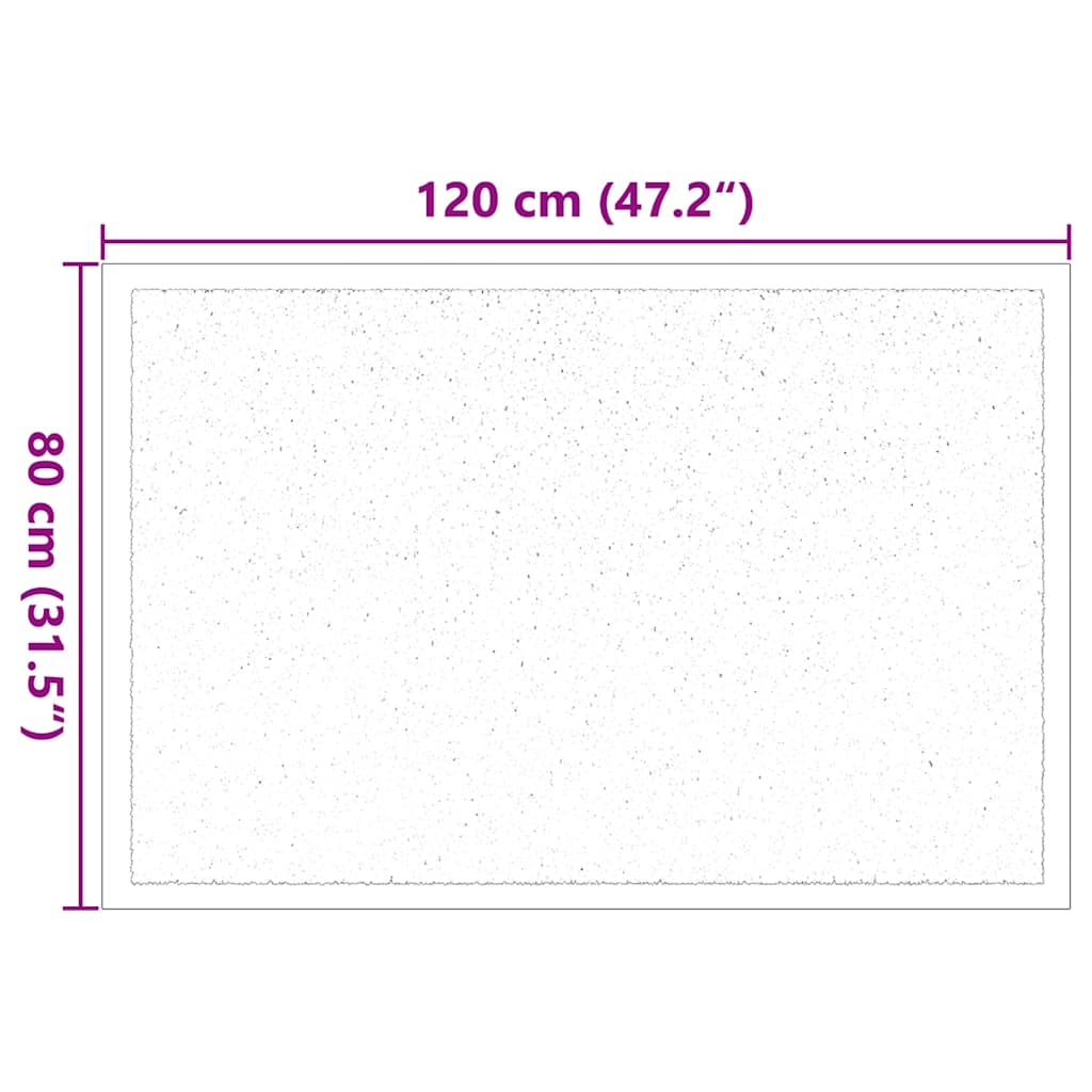 Durų kilimėlis Smėlio 60 x 40 x 1.2 cm Teddy Audinys