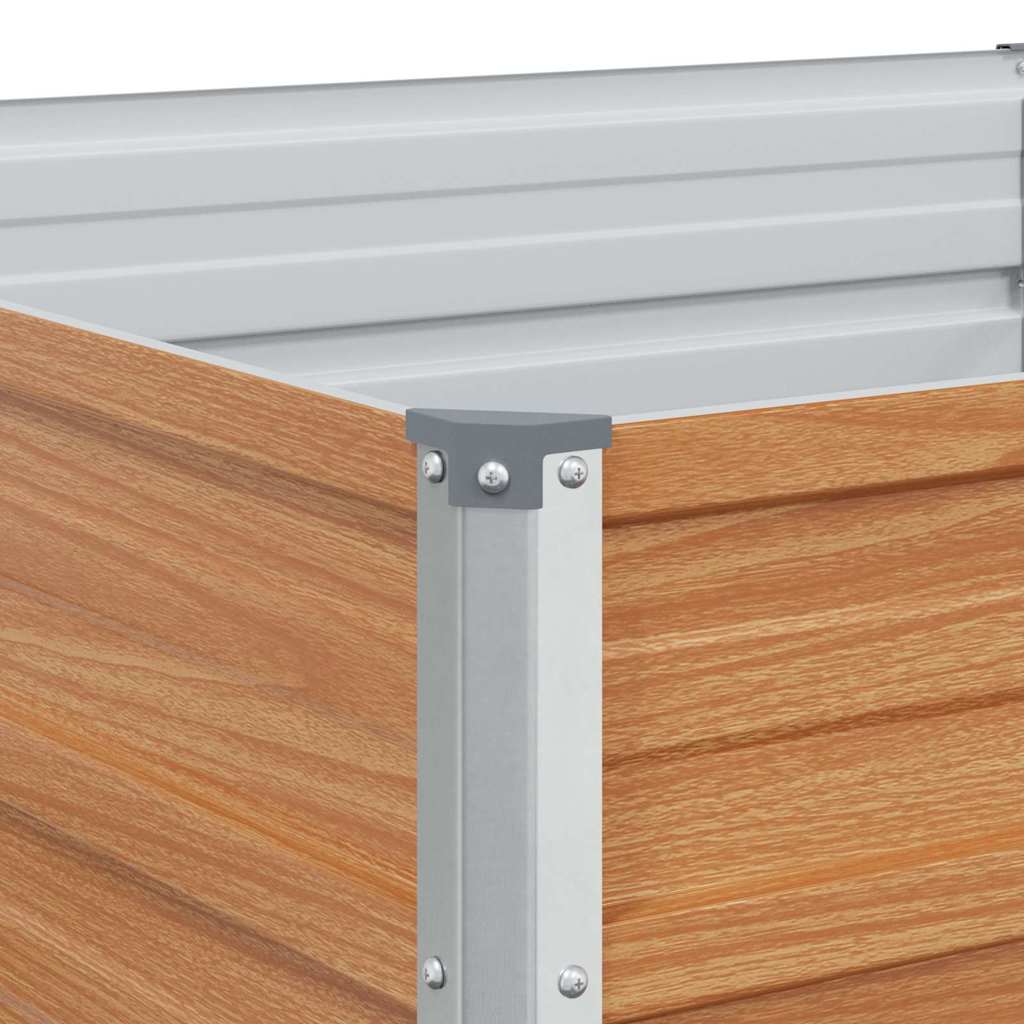 Paaukštinta sodo lova Šviesiai rudas 160 x 80 x 77 cm