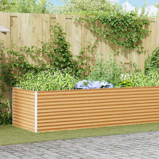 Paaukštinta sodo lova 485 x 100 x 68 cm Cinkuota plienas