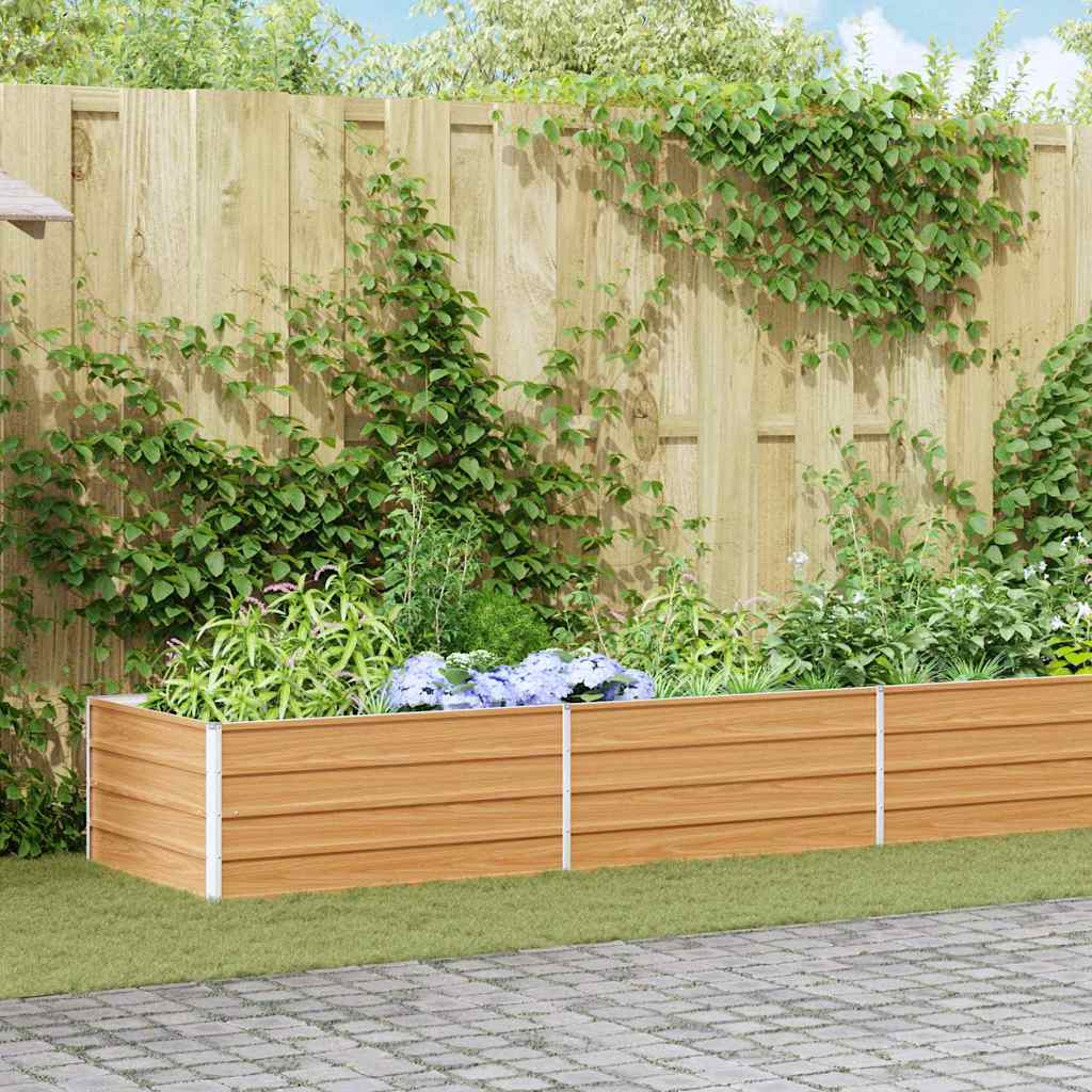 Paaukštinta sodo lova Šviesiai rudas 600 x 80 x 45 cm