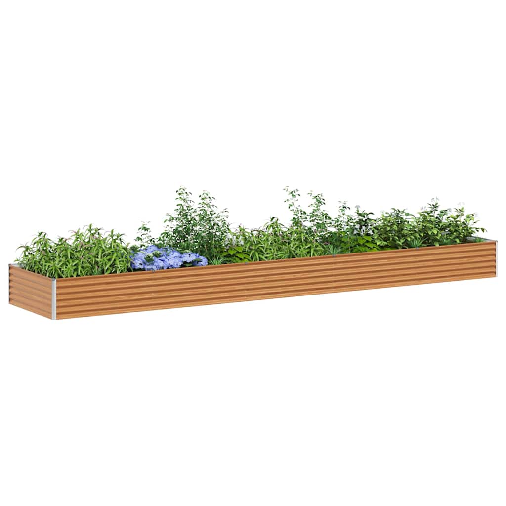 Paaukštinta sodo lova 485 x 100 x 36 cm Cinkuota plienas
