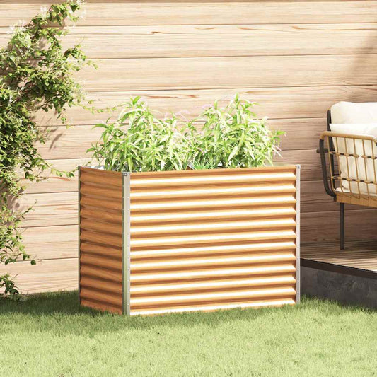 Paaukštinta sodo lova 98 x 50 x 68 cm Cinkuota plienas