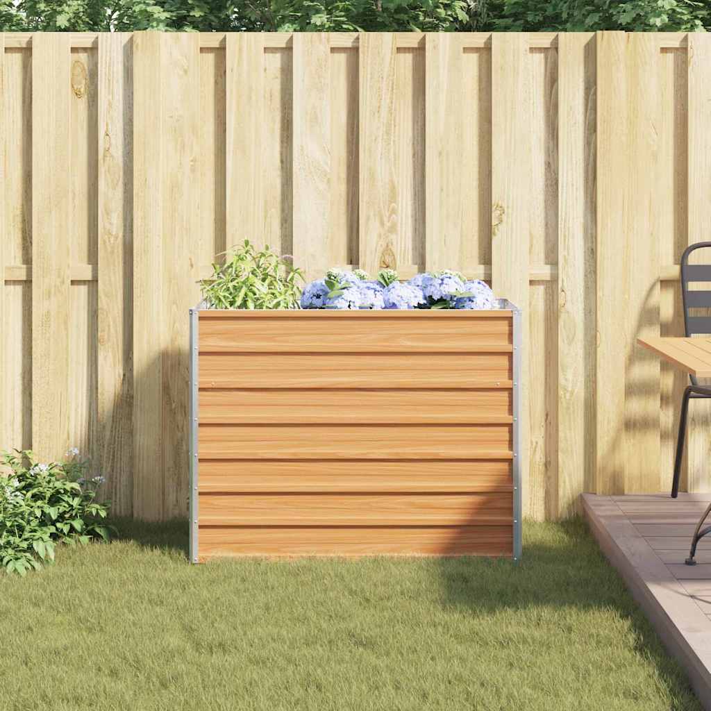 Paaukštinta sodo lova Šviesiai rudas 100 x 40 x 77 cm