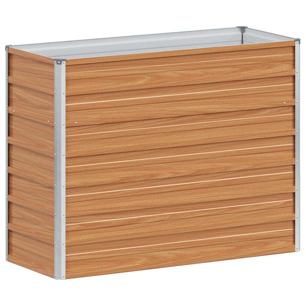 Paaukštinta sodo lova Šviesiai rudas 100 x 40 x 77 cm