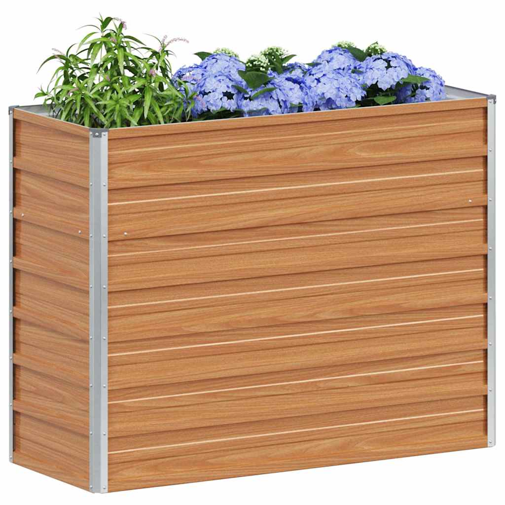 Paaukštinta sodo lova Šviesiai rudas 100 x 40 x 77 cm