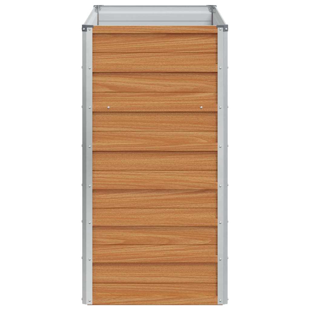 Paaukštinta sodo lova Šviesiai rudas 100 x 40 x 77 cm