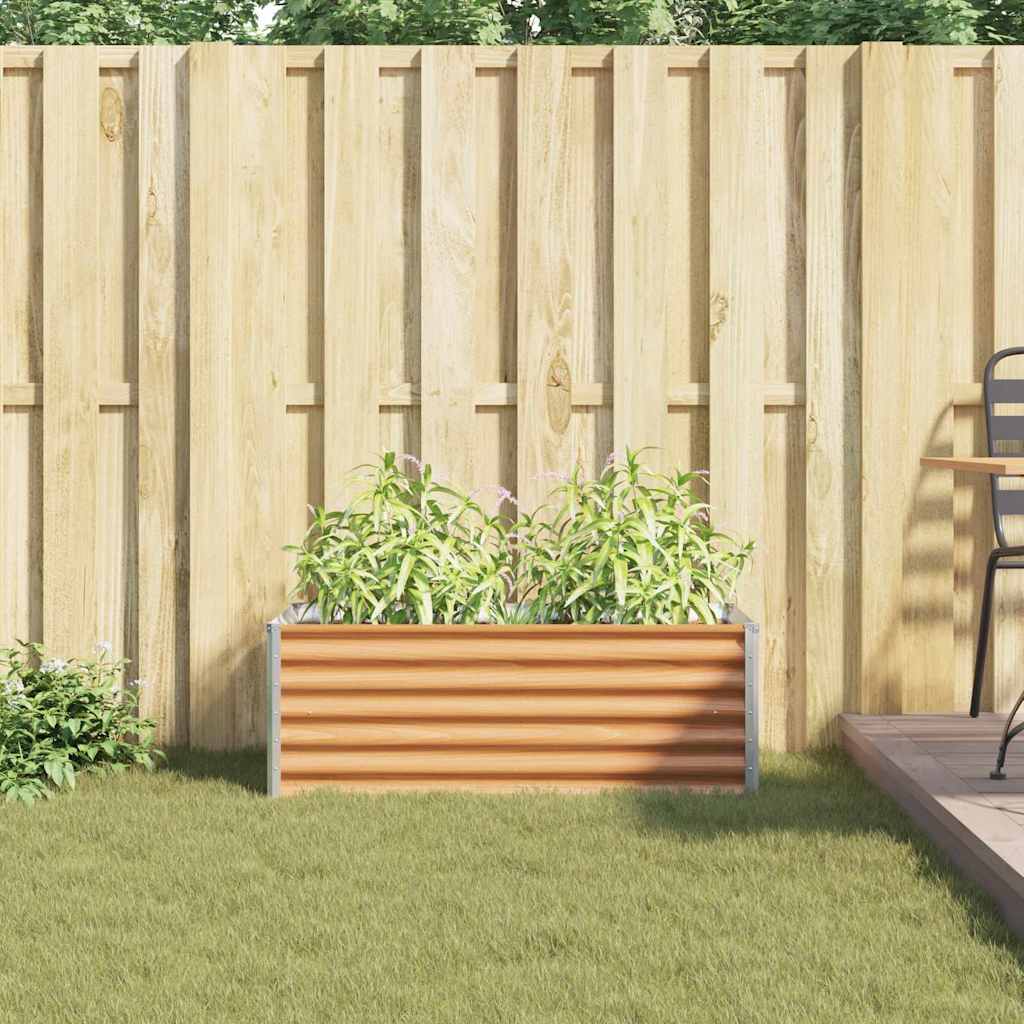 Paaukštinta sodo lova 98 x 50 x 36 cm Cinkuota plienas