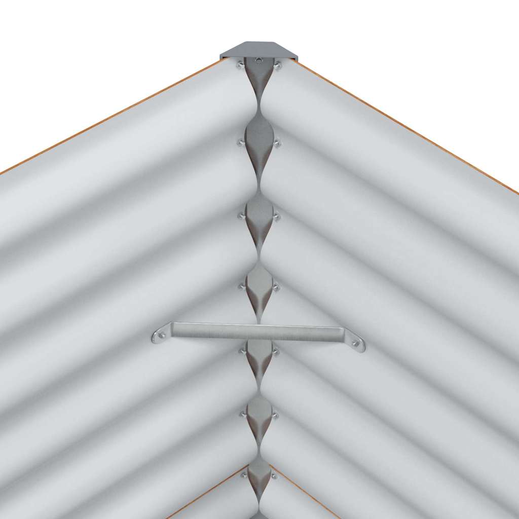 Paaukštinta sodo lova 195 x 50 x 68 cm Cinkuota plienas