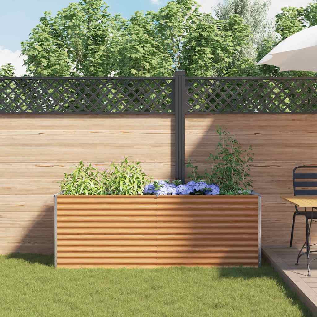 Paaukštinta sodo lova 195 x 50 x 68 cm Cinkuota plienas