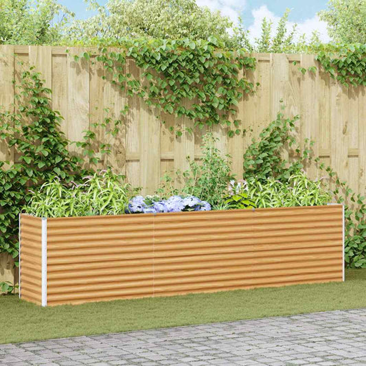 Paaukštinta sodo lova 290 x 50 x 68 cm Cinkuota plienas