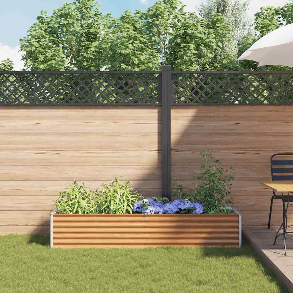 Paaukštinta sodo lova 195 x 50 x 36 cm Cinkuota plienas