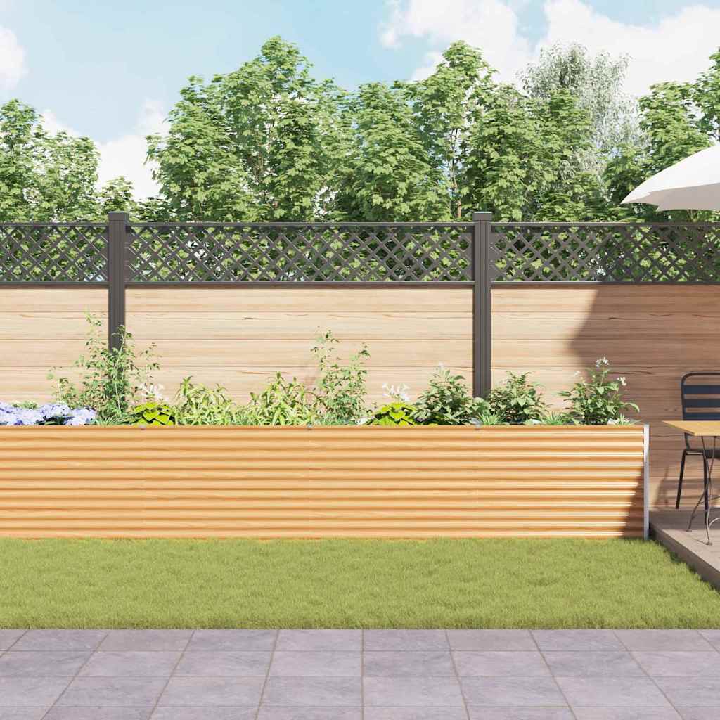 Paaukštinta sodo lova 485 x 50 x 68 cm Cinkuota plienas