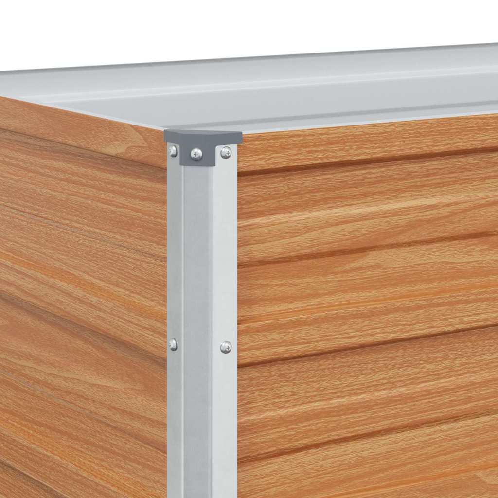 Paaukštinta sodo lova Šviesiai rudas 100 x 100 x 45 cm