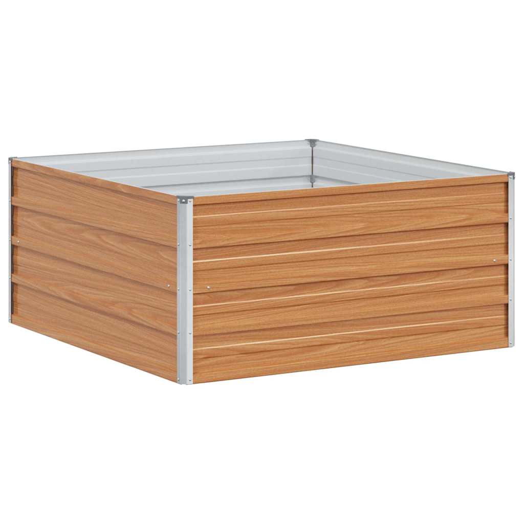 Paaukštinta sodo lova Šviesiai rudas 100 x 100 x 45 cm