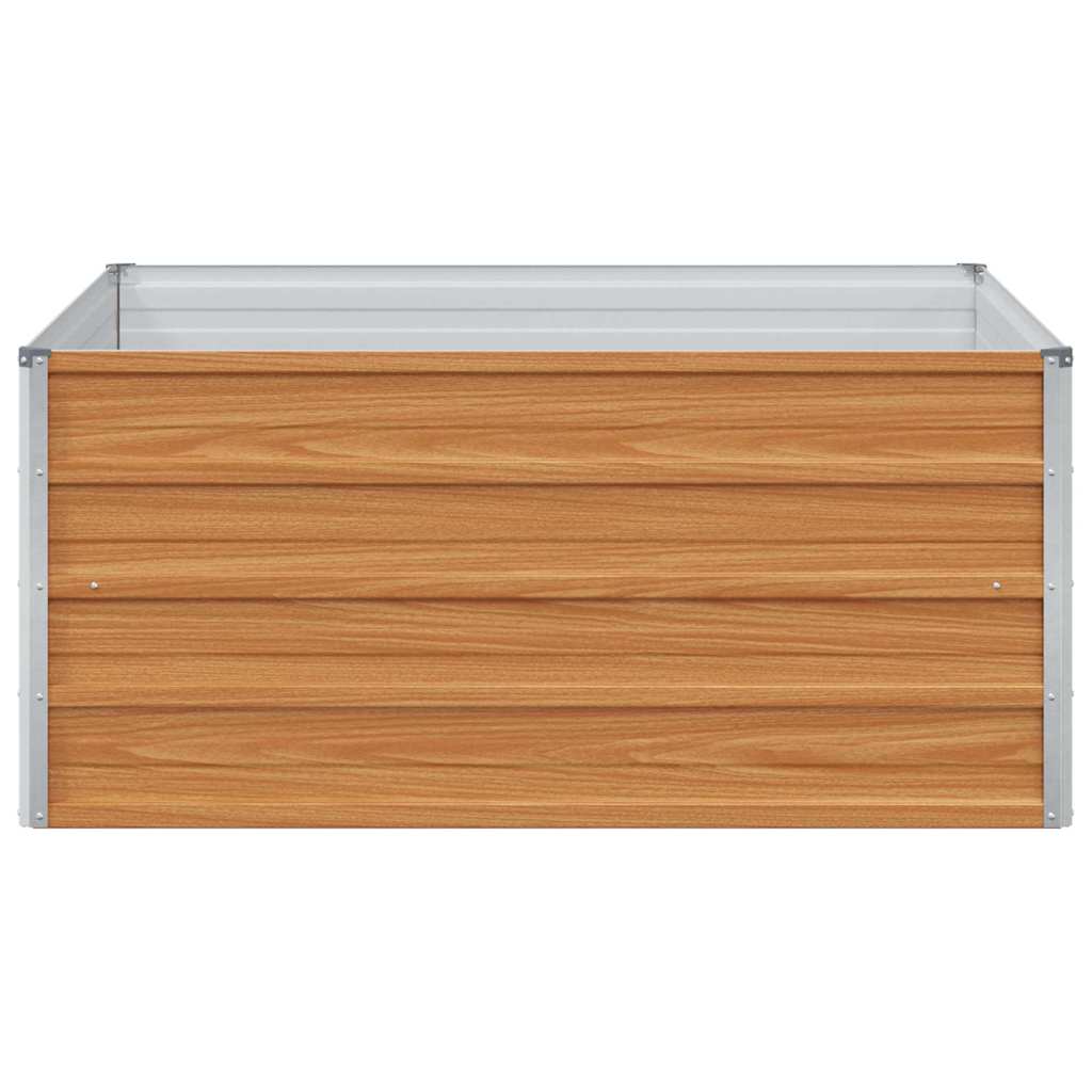 Paaukštinta sodo lova Šviesiai rudas 100 x 100 x 45 cm