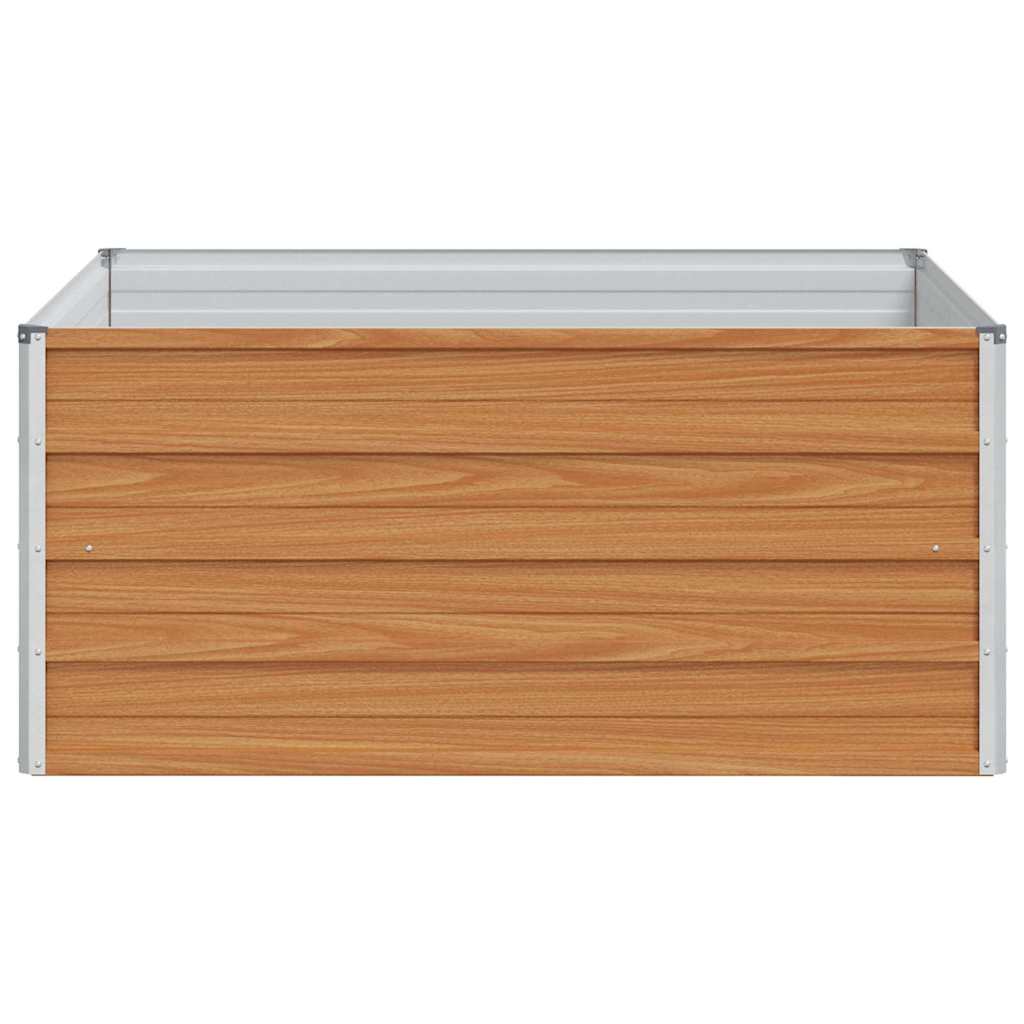 Paaukštinta sodo lova Šviesiai rudas 100 x 100 x 45 cm