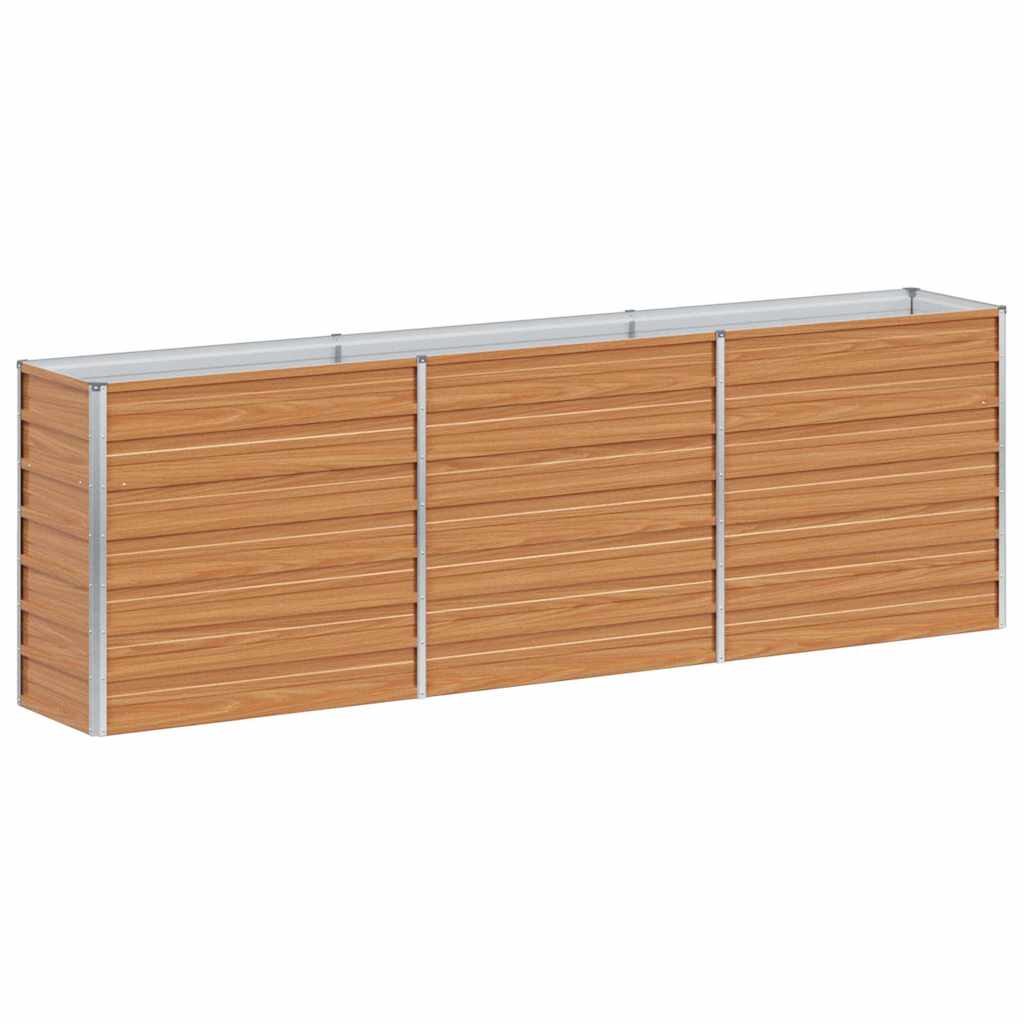 Paaukštinta sodo lova Šviesiai rudas 240 x 40 x 77 cm