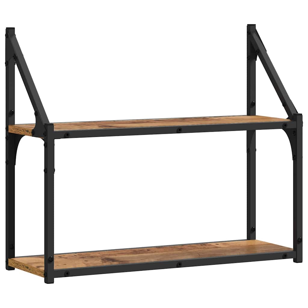 Sieninė lentyna Sena mediena 60 x 21 x 51 cm Apdirbta mediena