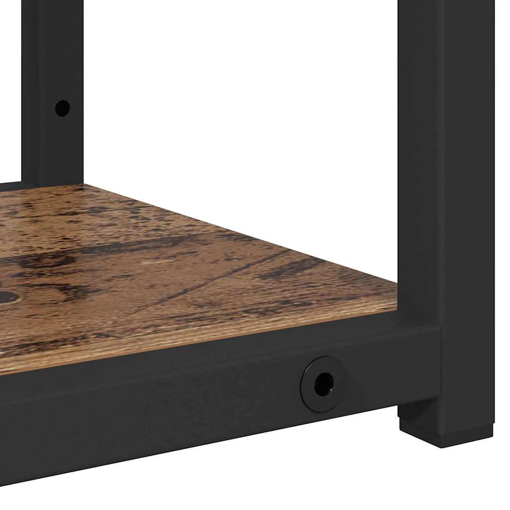 Sieninė lentyna su lentyna Senovinis medis 60 x 21 x 78,5 cm