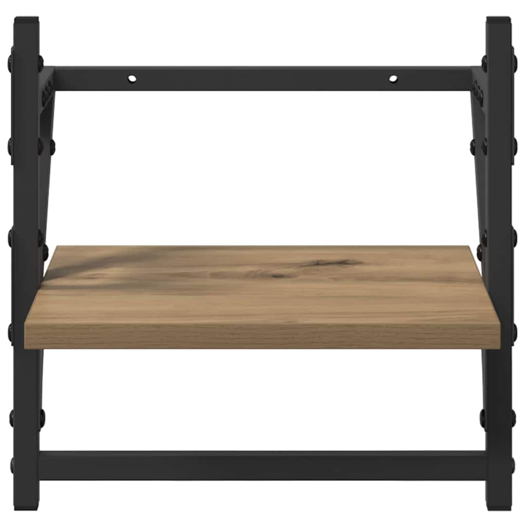 Sieninių lentynų komplektas su lentyna 6 pcs Amatininkų ąžuolas