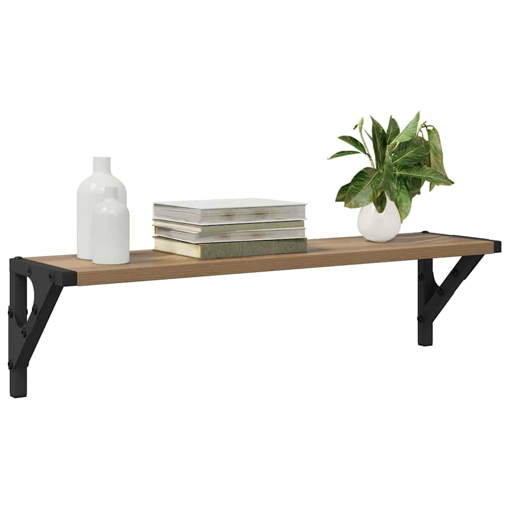 Sieninės lentynos 2 pcs Amatininkų ąžuolas 60 x 15 x 15,5 cm