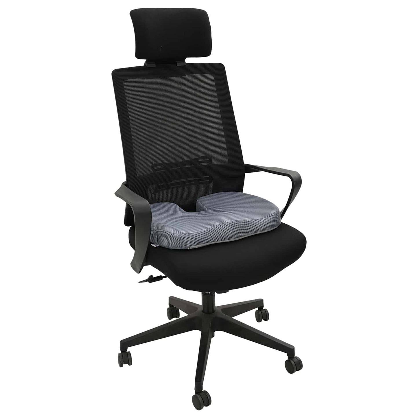 Pagalvė su pagalve Pilka 46 x 38 x 8 cm Tinklelis