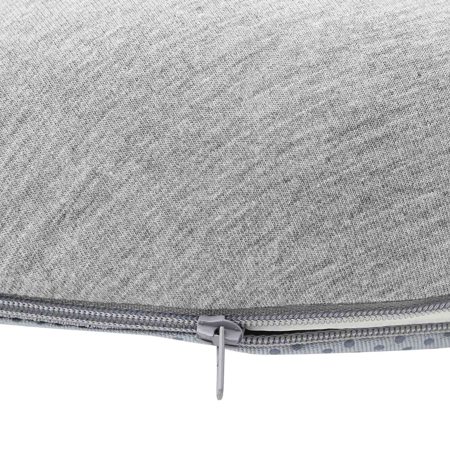 Pagalvė su pagalve Šviesiai pilka 42 x 37 x 8 cm Medvilnė