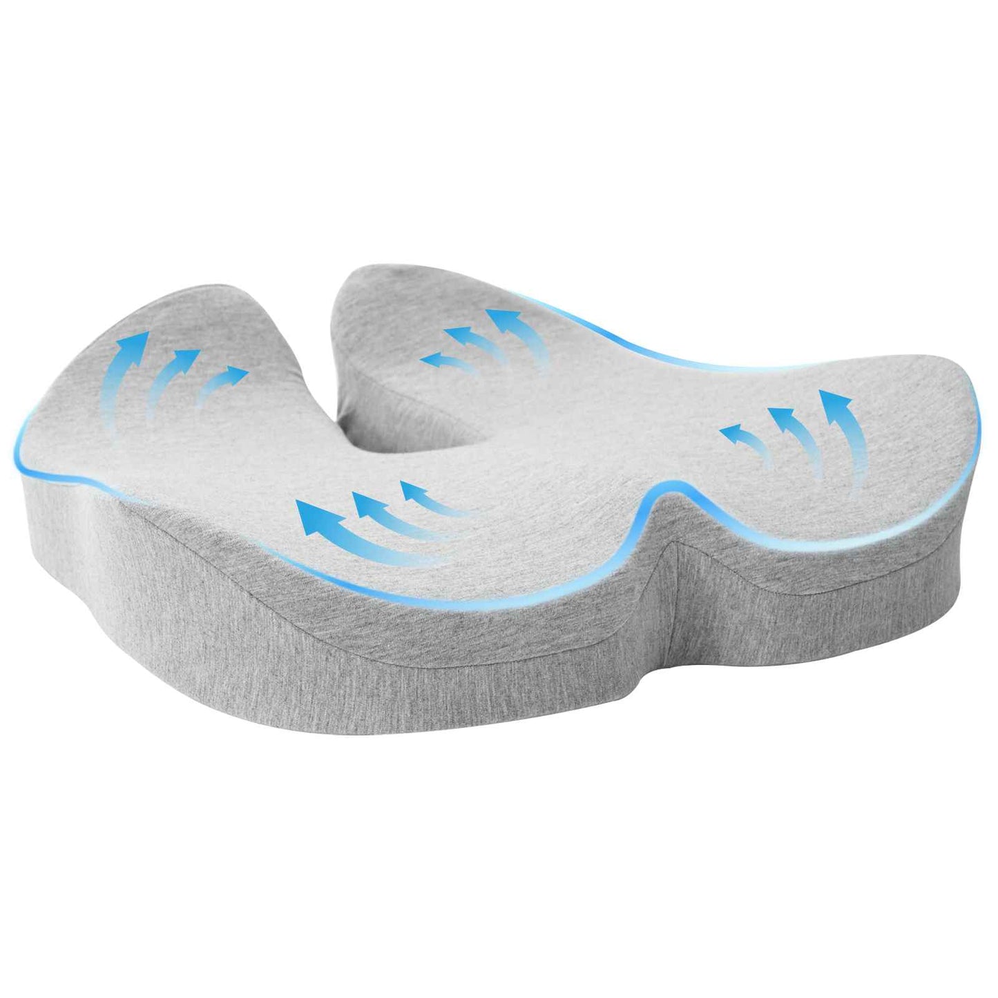 Pagalvė su pagalve Šviesiai pilka 50 x 43 x 10 cm Medvilnė