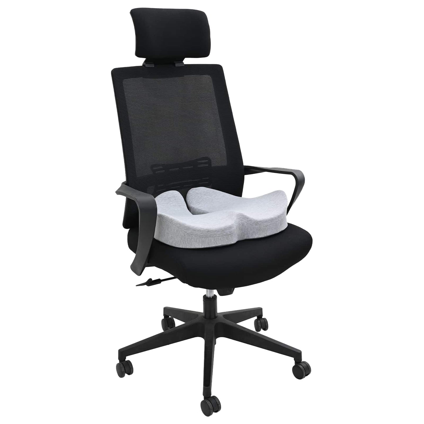 Pagalvė su pagalve Šviesiai pilka 50 x 43 x 10 cm Medvilnė