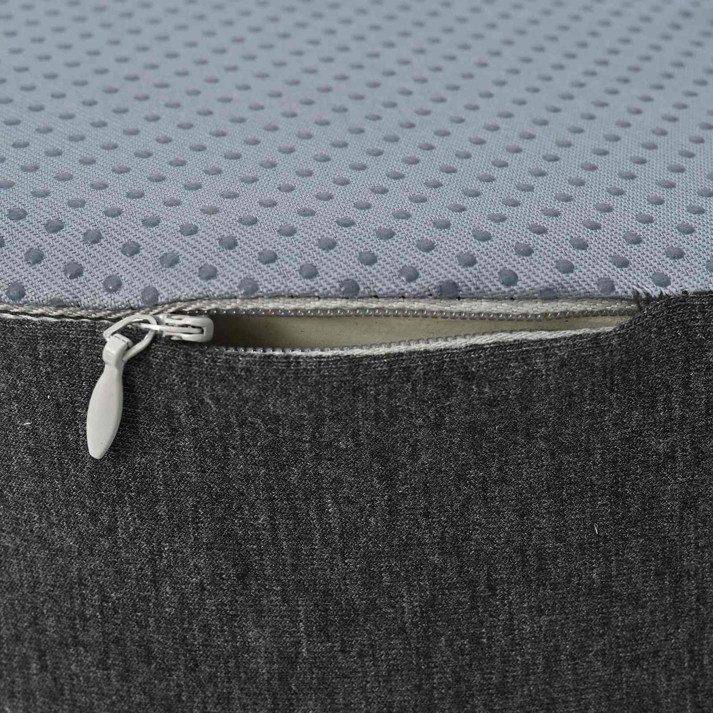 Pagalvė su pagalve Tamsiai pilka 50 x 43 x 10 cm Medvilnė