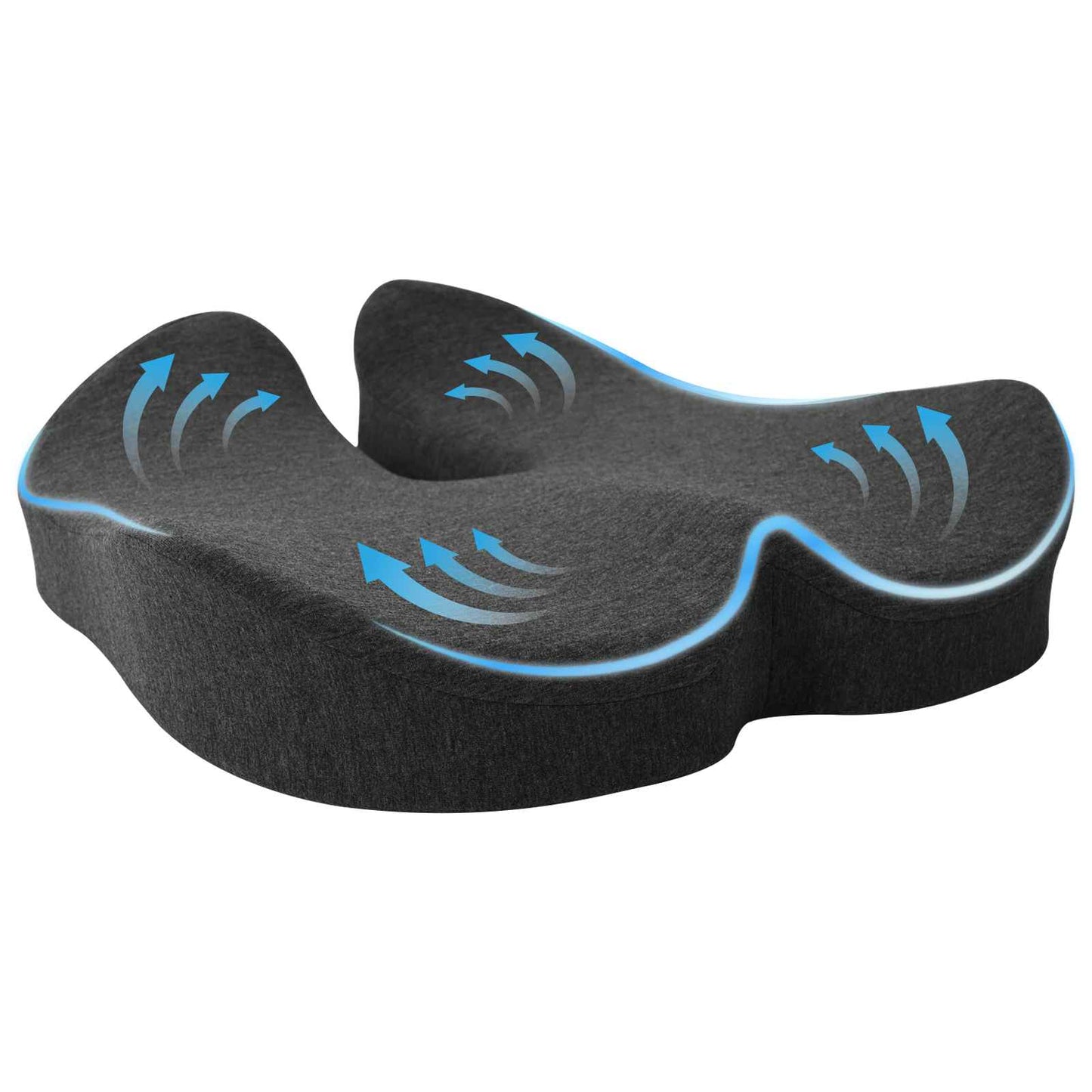 Pagalvė su pagalve Tamsiai pilka 50 x 43 x 10 cm Medvilnė