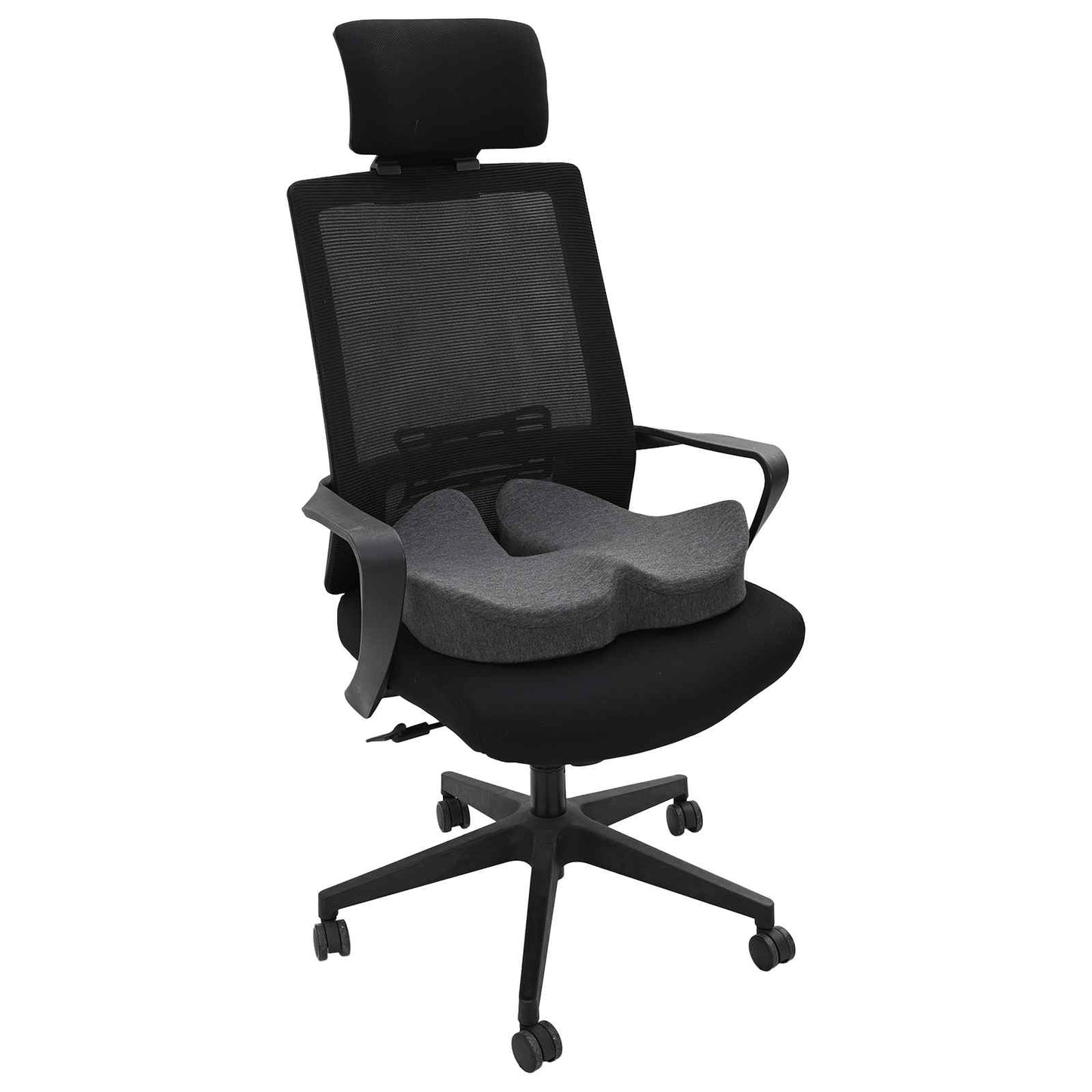 Pagalvė su pagalve Tamsiai pilka 50 x 43 x 10 cm Medvilnė