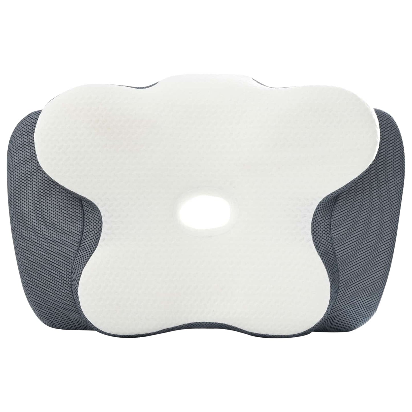 Pagalvė su pagalve Balta 60 x 37 x 13 cm Poliesteris