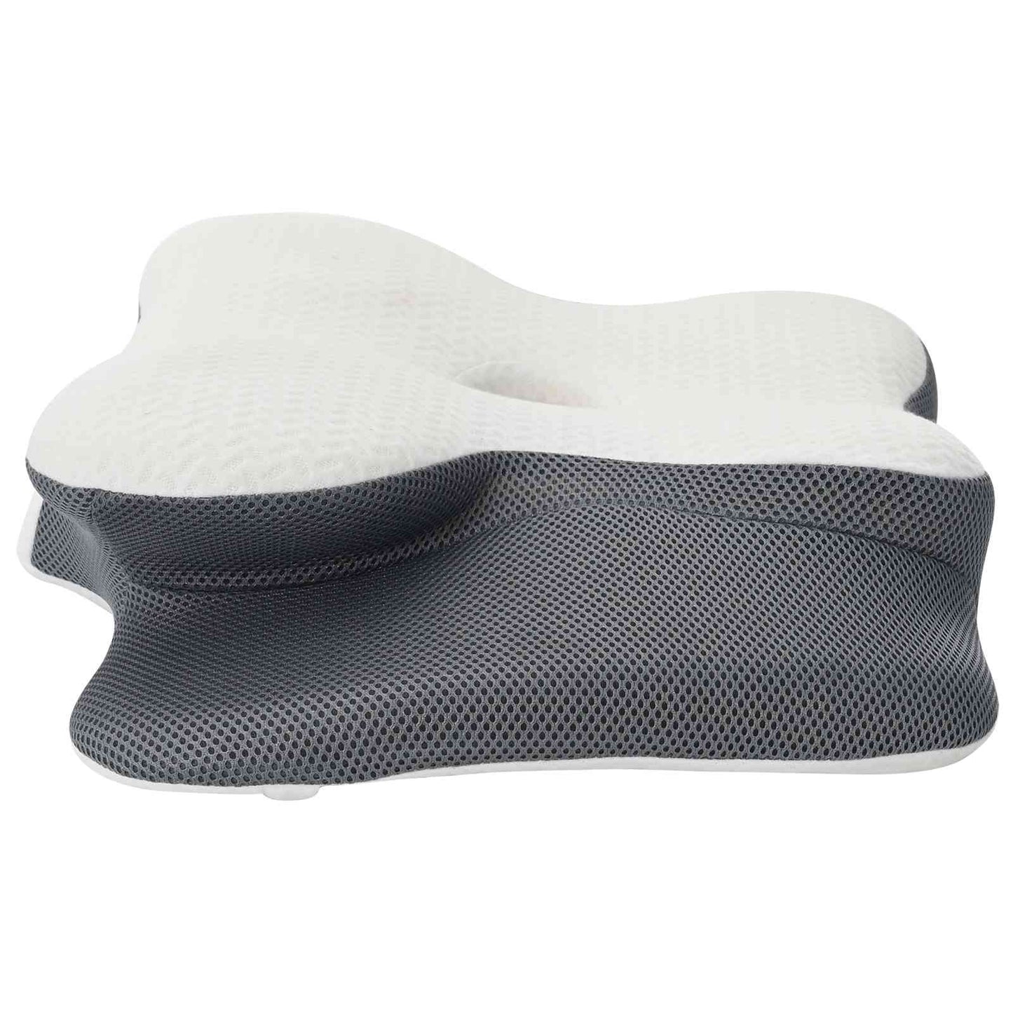 Pagalvė su pagalve Balta 60 x 37 x 13 cm Poliesteris