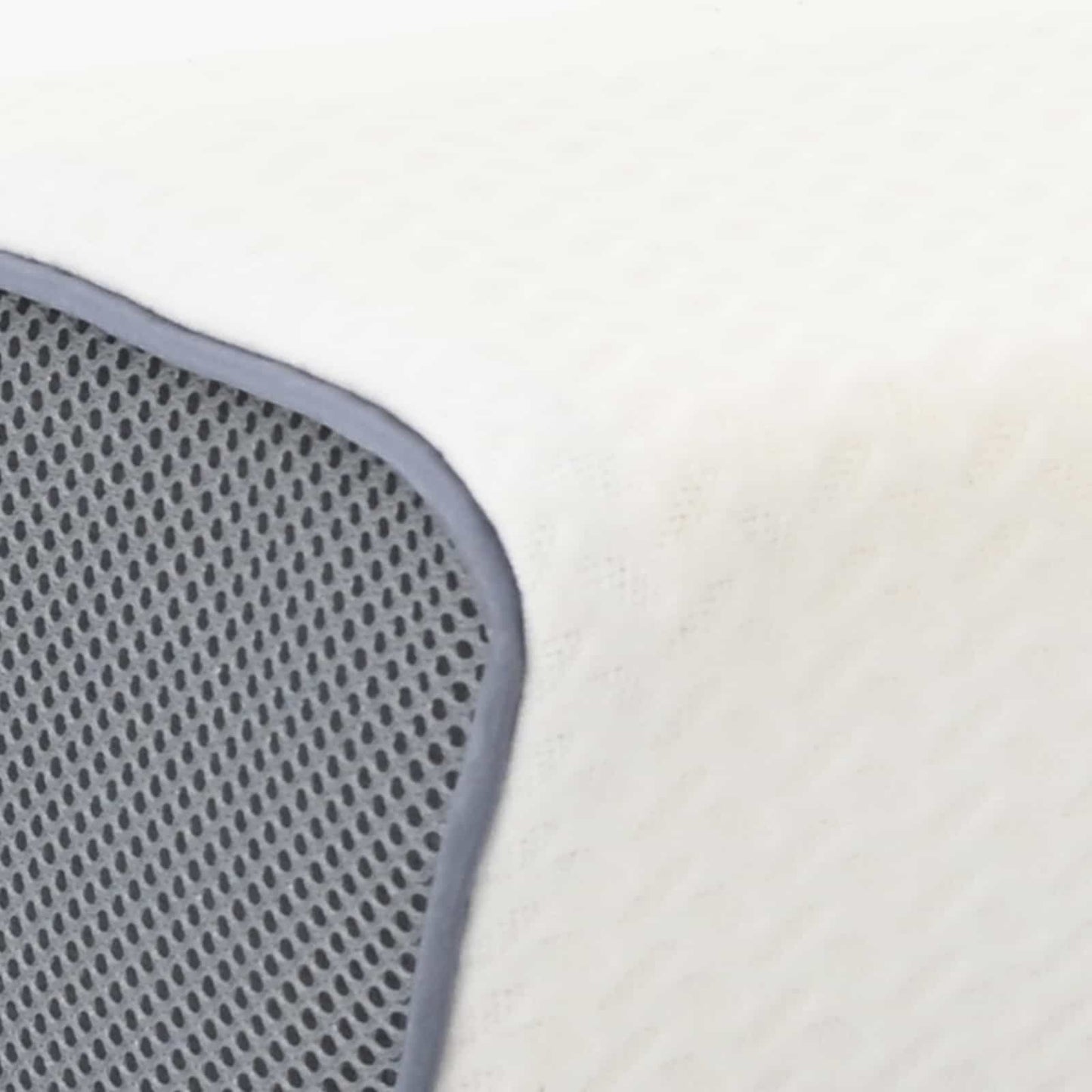 Pagalvė su pagalve Balta 60 x 34 x 11 cm Poliesteris